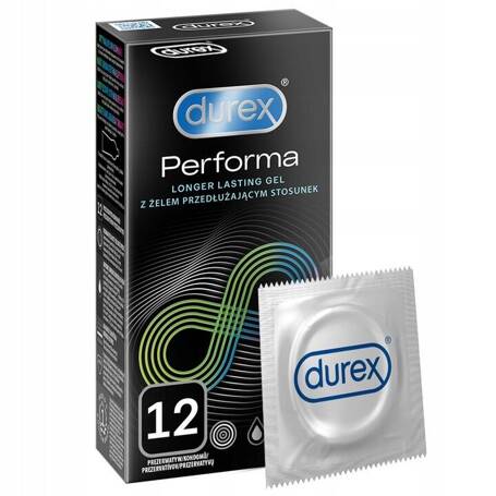 Durex prezerwatywy Performa 12 szt opóźniające wytrysk